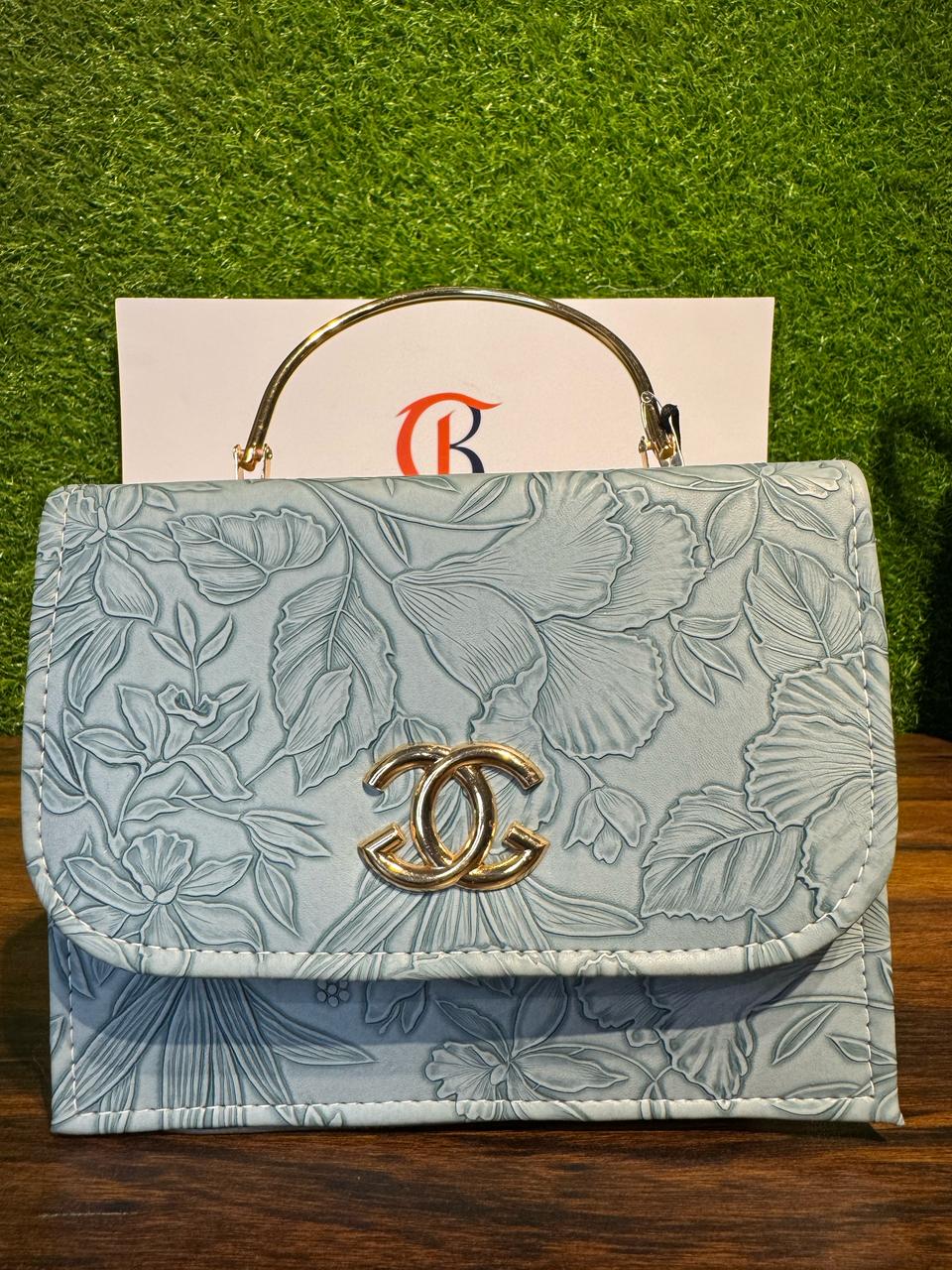 Chanel Olive Floral Embossed Handbag by JB Style