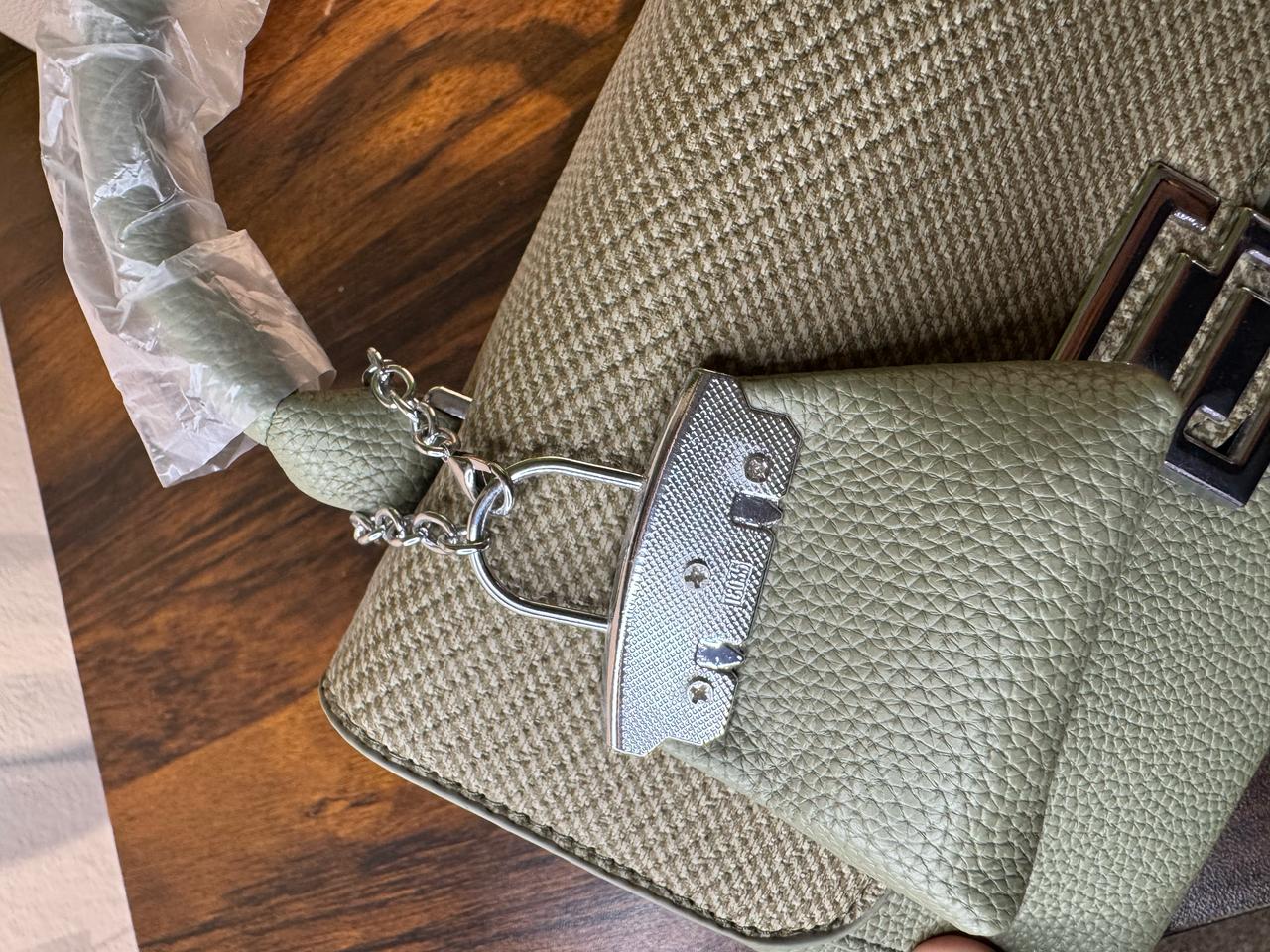 Elegant S Logo Handbag by JB Style