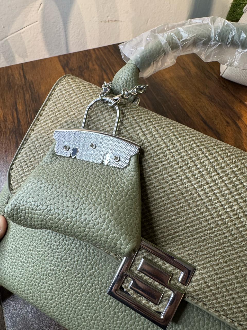 Elegant S Logo Handbag by JB Style