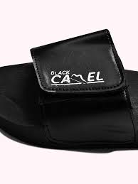Black Camel Adjustable Comfort Slides by JB Style